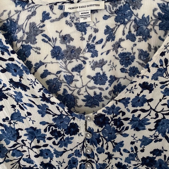 Two piece American Eagle Floral boho outfit set - Picture 4 of 7